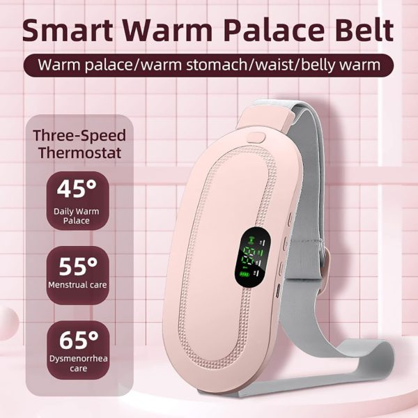 Heating Pad Women Period Pain Cramp Relief Belt Portable