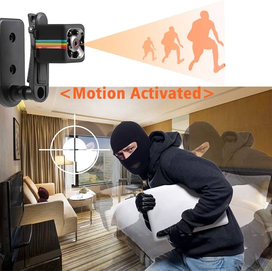 Mini Camera - Portable Small Surveillance Pocket Cam Night Vision Motion Detection Full HD