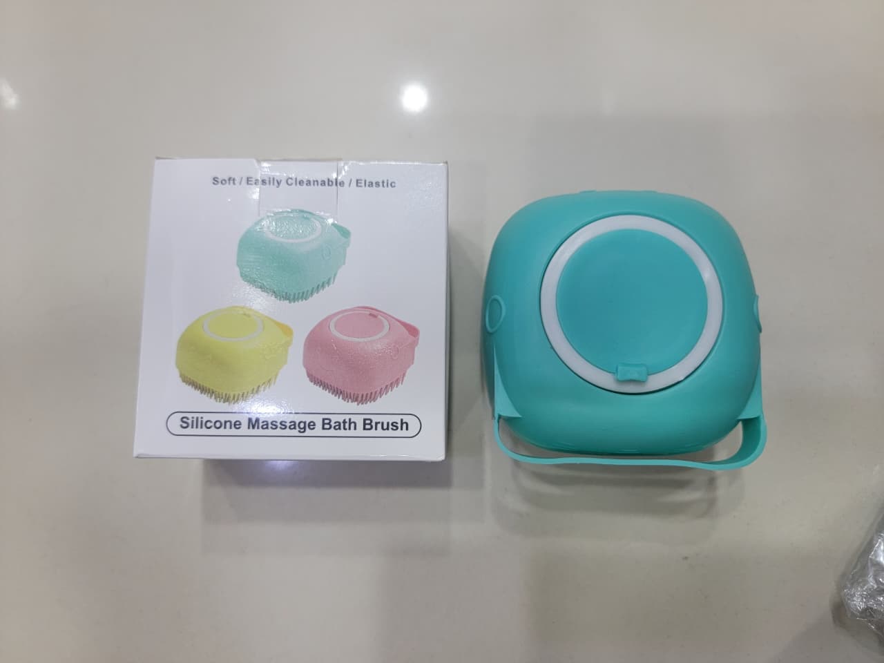 2-in-1 Silicone Bath Brush & Back Scrubber Combo Deal
