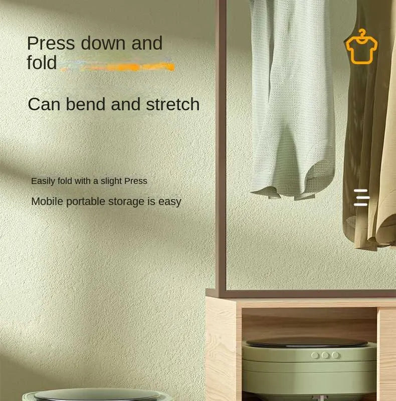 Foldable Mini Laundry Machine