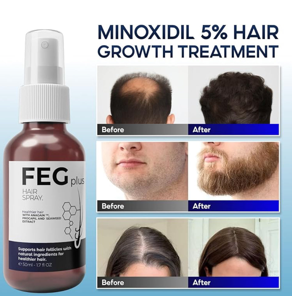 FEG Plus and Strong Hair Growth Spray (Original)